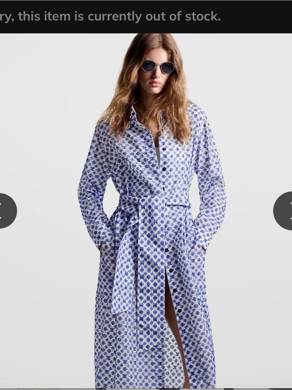 Louis Vuitton silk Monogramm dress BRAND NEW